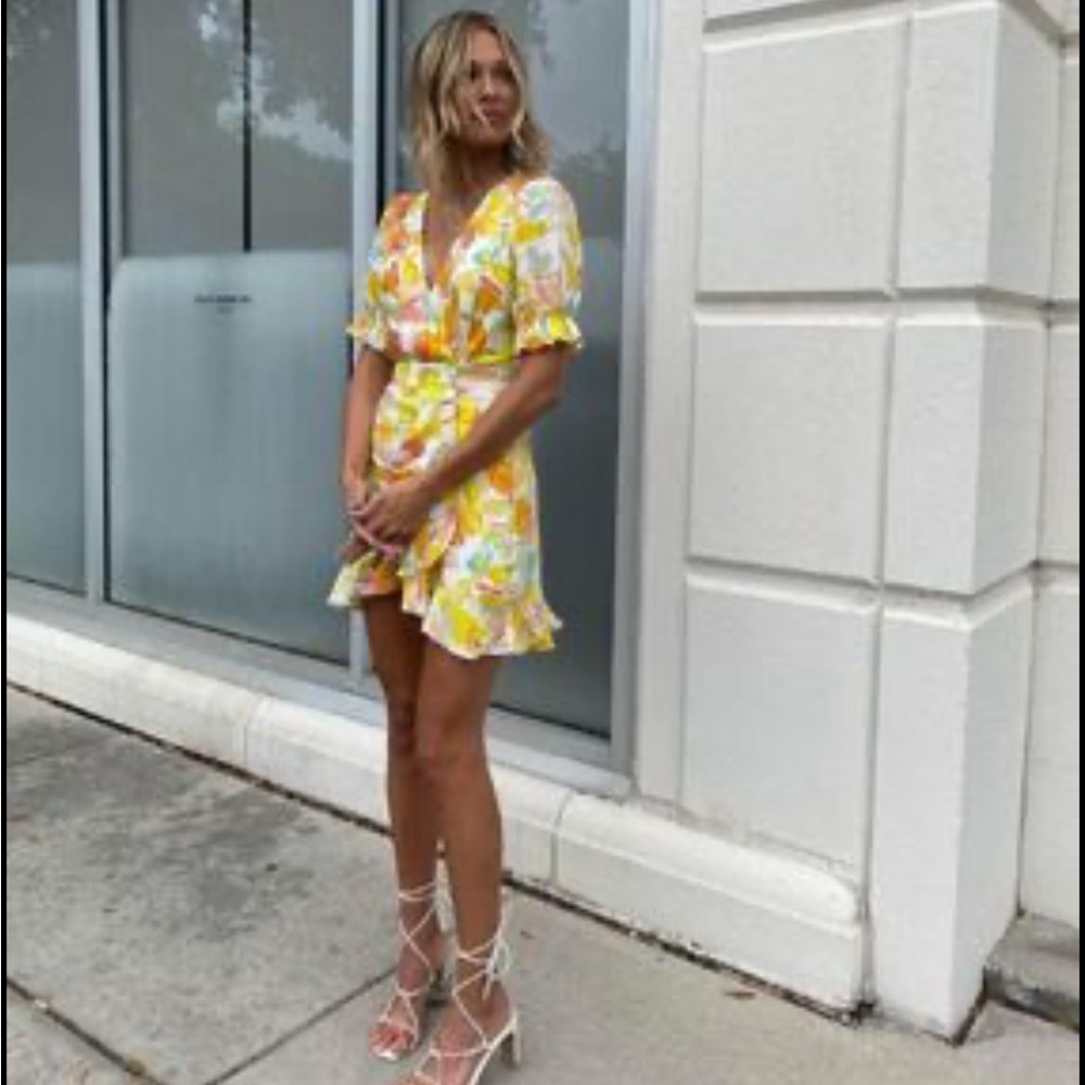 Yellow The Label 
‘Zola dress- citrus’